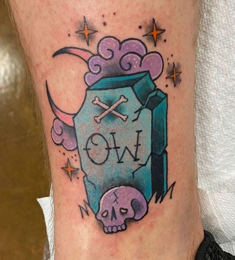 30 Pretty Tombstone Tattoos You Must Try