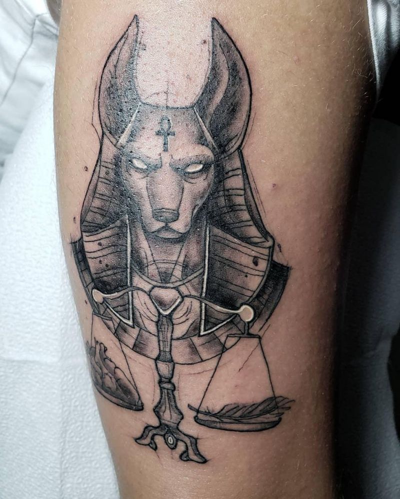 30 Pretty Anubis Tattoos Make You Charming