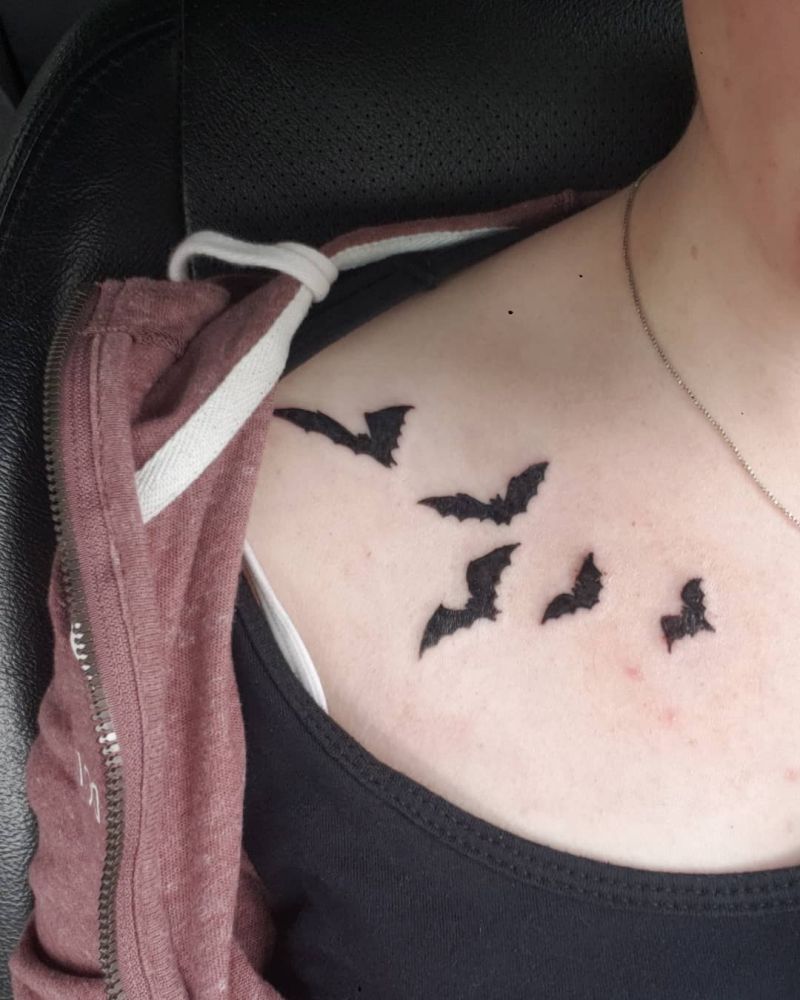 30 Pretty Bat Tattoos Improve Your Temperament