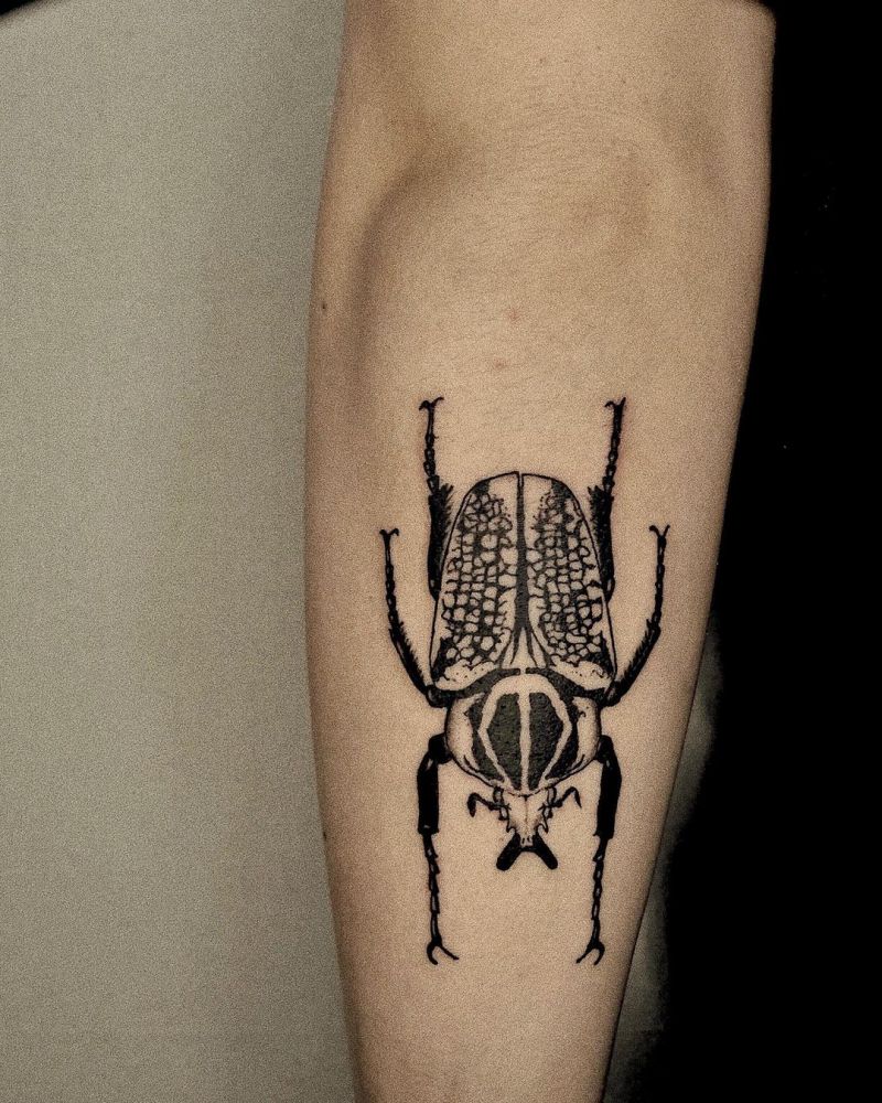 30 Pretty Beetle Tattoos You Must Try