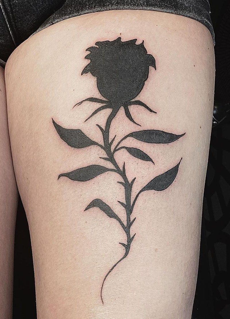 30 Pretty Black Rose Tattoos That Give You an Unexpected Feeling