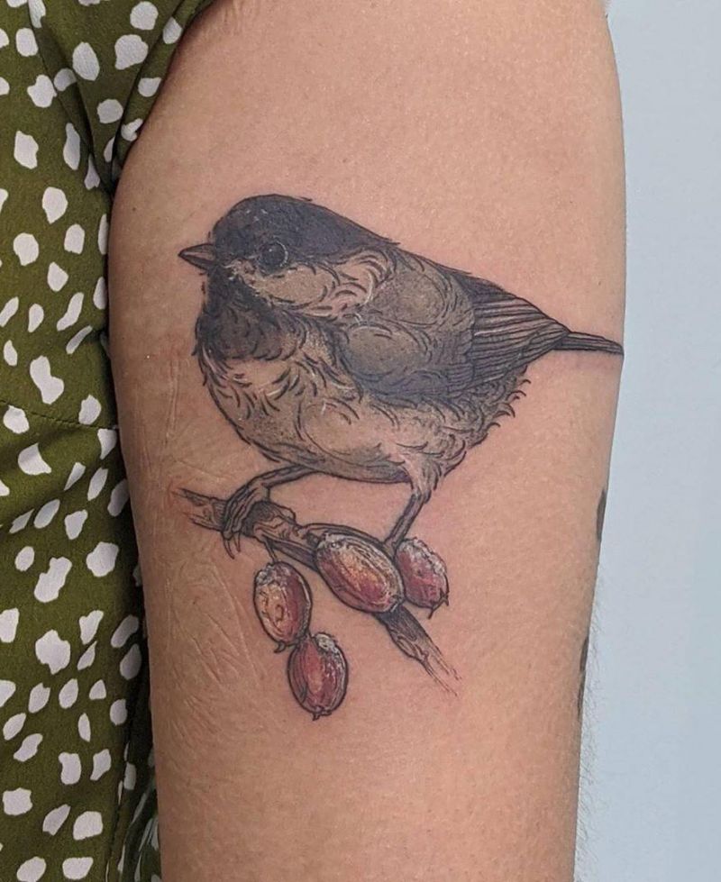 30 Pretty Chickadee Tattoos You Will Love