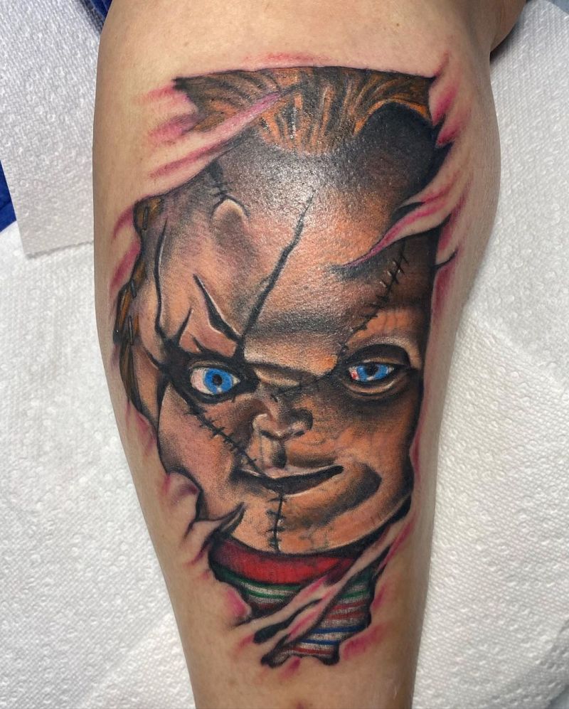 30 Pretty Chucky Tattoos Improve Your Temperament