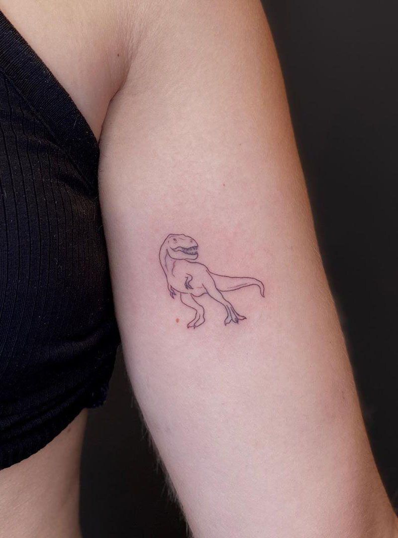 30 Pretty Dinosaur Tattoos to Inspire You