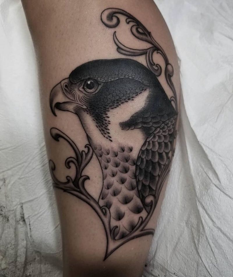 30 Pretty Falcon Tattoos Make You Elegant