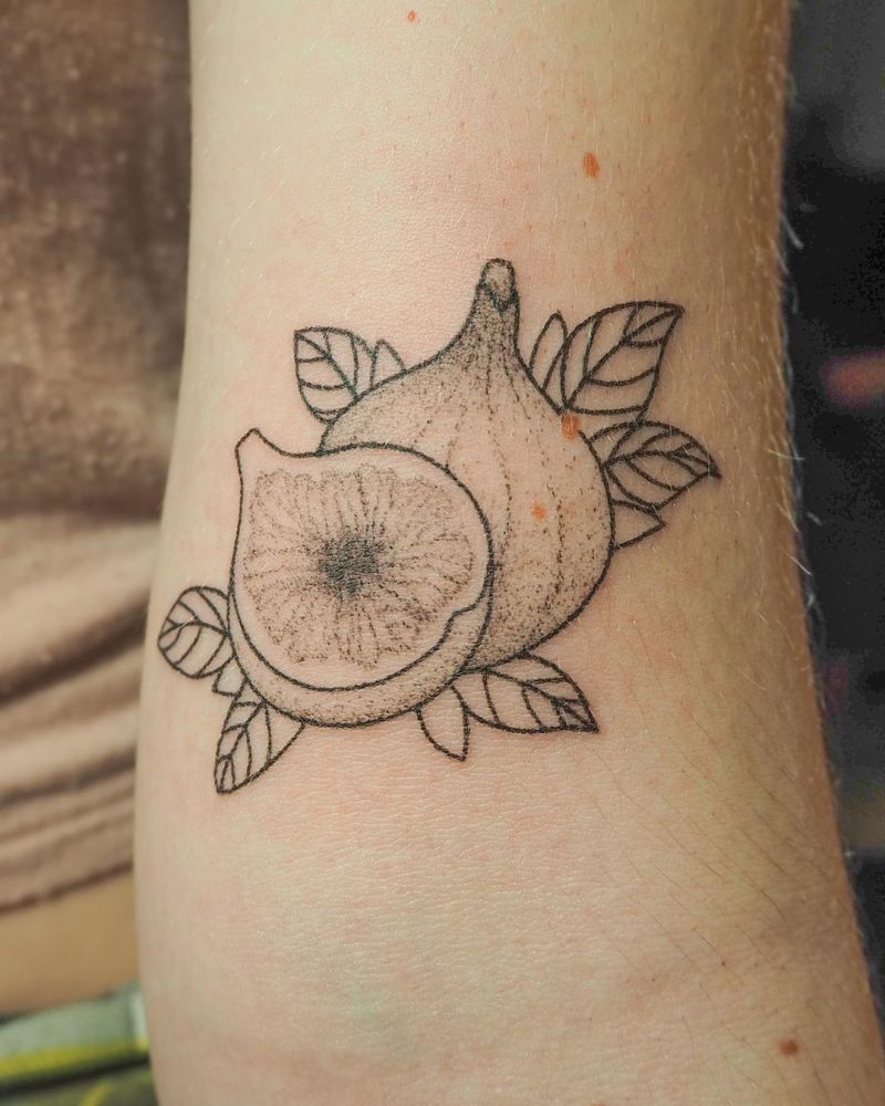 30 Pretty Fig Tattoos You Will Love