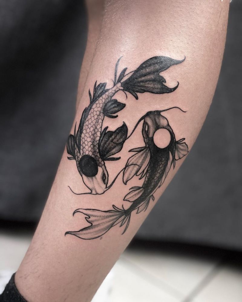 30 Pretty Koi Fish Tattoos Improve Your Temperament