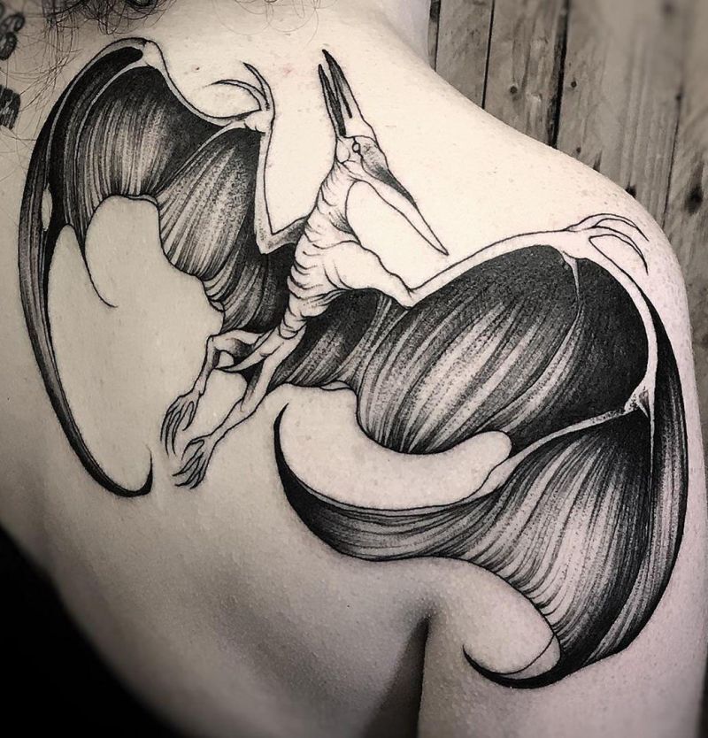 30 Pretty Pterodactyl Tattoos You Will Love