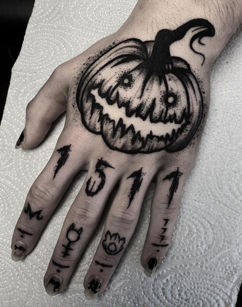 30 Pretty Pumpkin Tattoos You Will Love