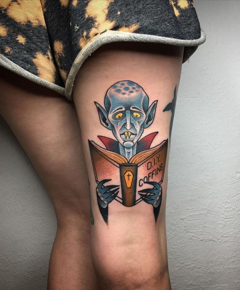 30 Pretty Vampire Tattoos to Inspire You