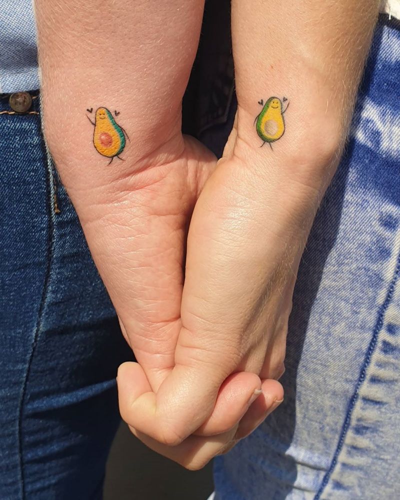 30 Pretty Avocado Tattoos Make You Elegant