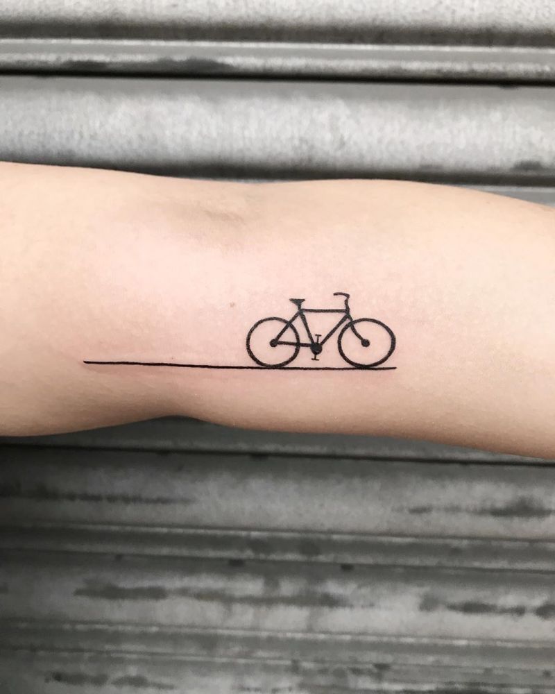 30 Pretty Bicycle Tattoos Make You Beautiful