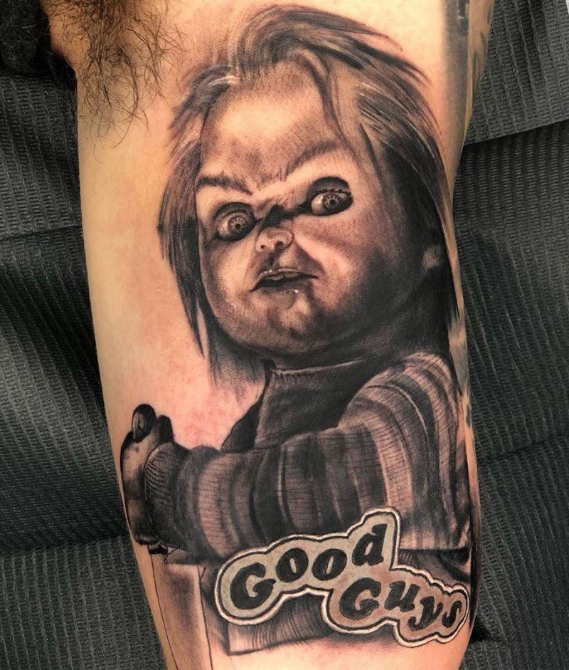 30 Pretty Chucky Tattoos Improve Your Temperament