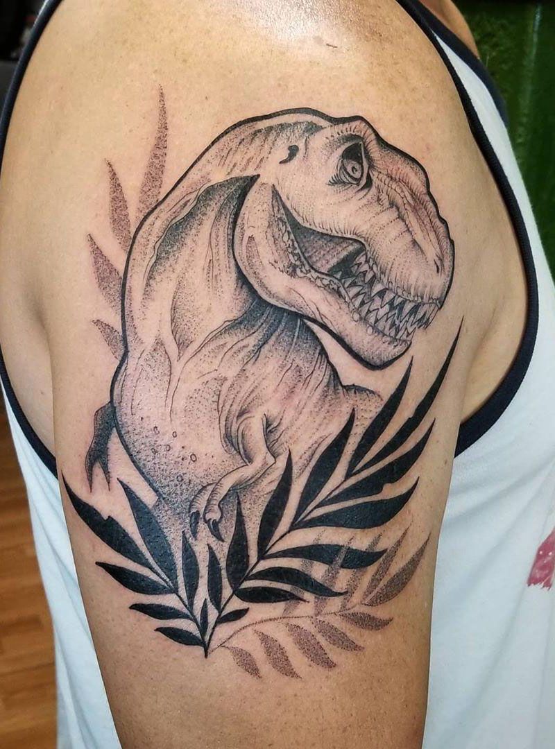 30 Pretty Dinosaur Tattoos to Inspire You