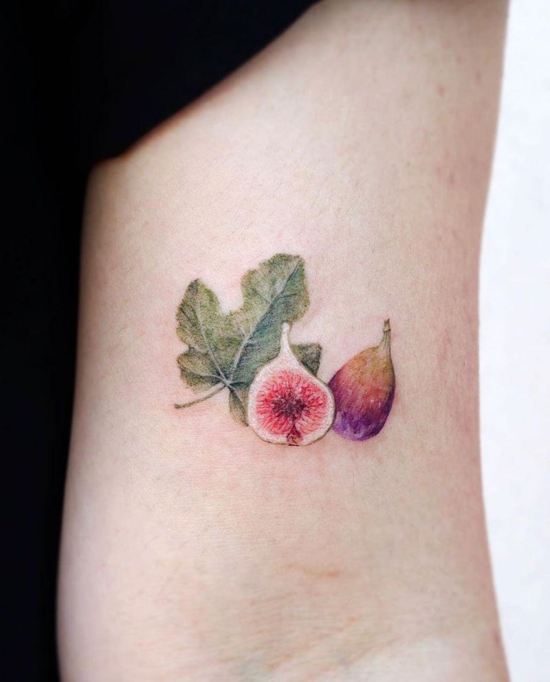 30 Pretty Fig Tattoos You Will Love