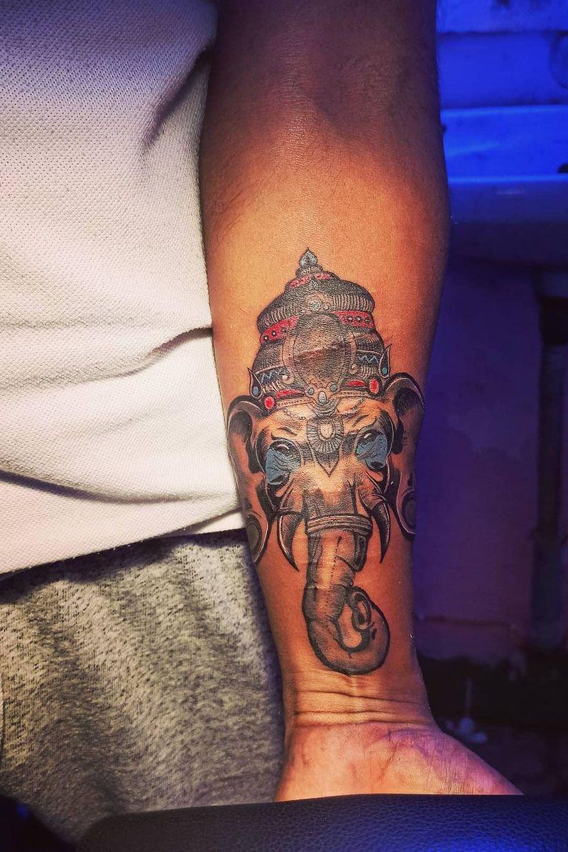 30 Pretty Ganesha Tattoos Make You Charming