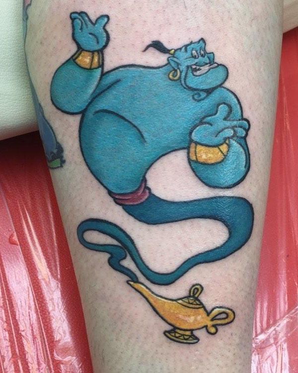 30 Pretty Genie Tattoos Hope to Achieve Your Wish