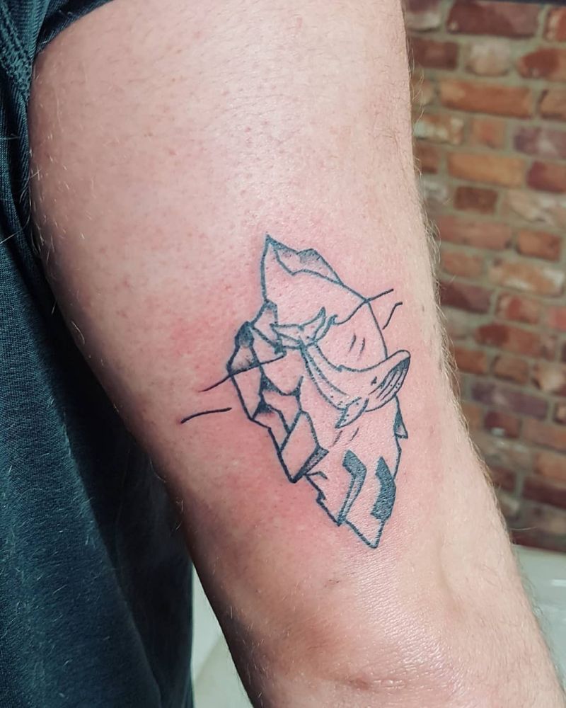 30 Pretty Iceberg Tattoos You Will Love