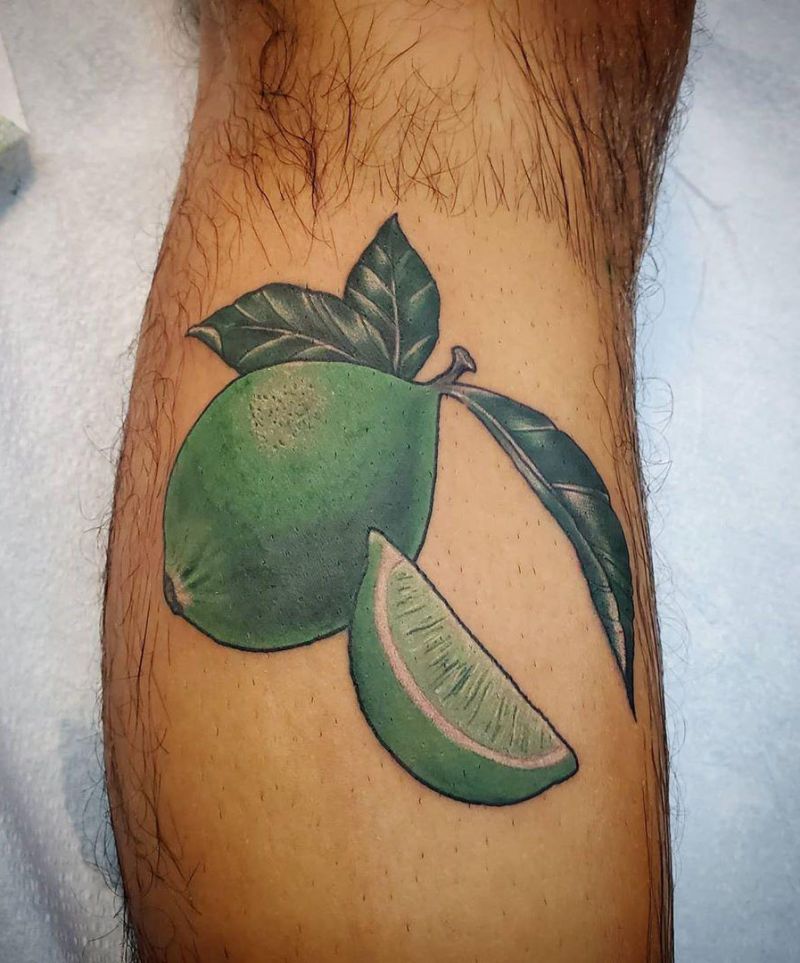 30 Pretty Lime Tattoos You Will Love