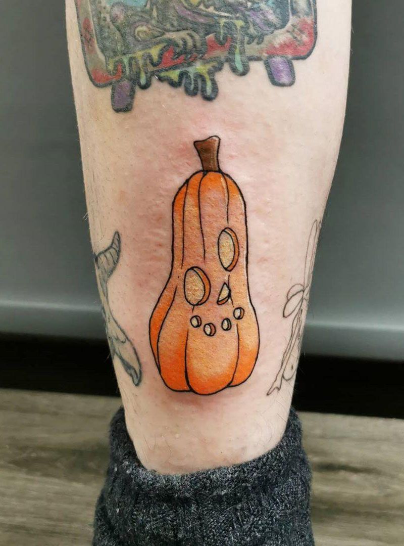 30 Pretty Pumpkin Tattoos You Will Love