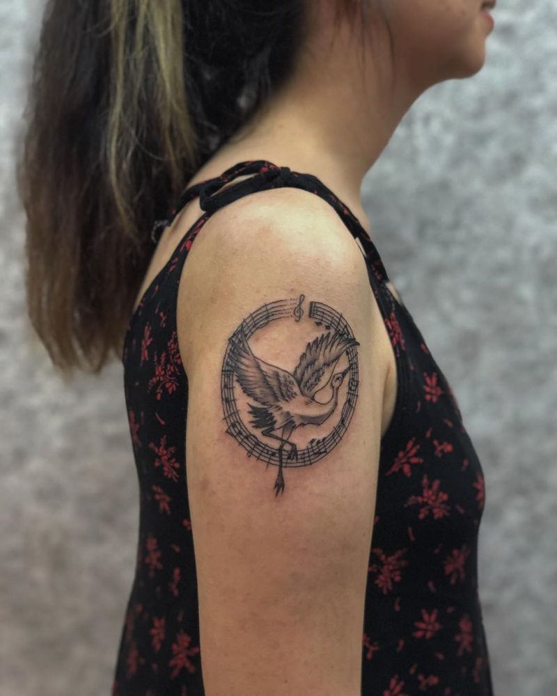 30 Pretty Stork Tattoos Show Your Temperament