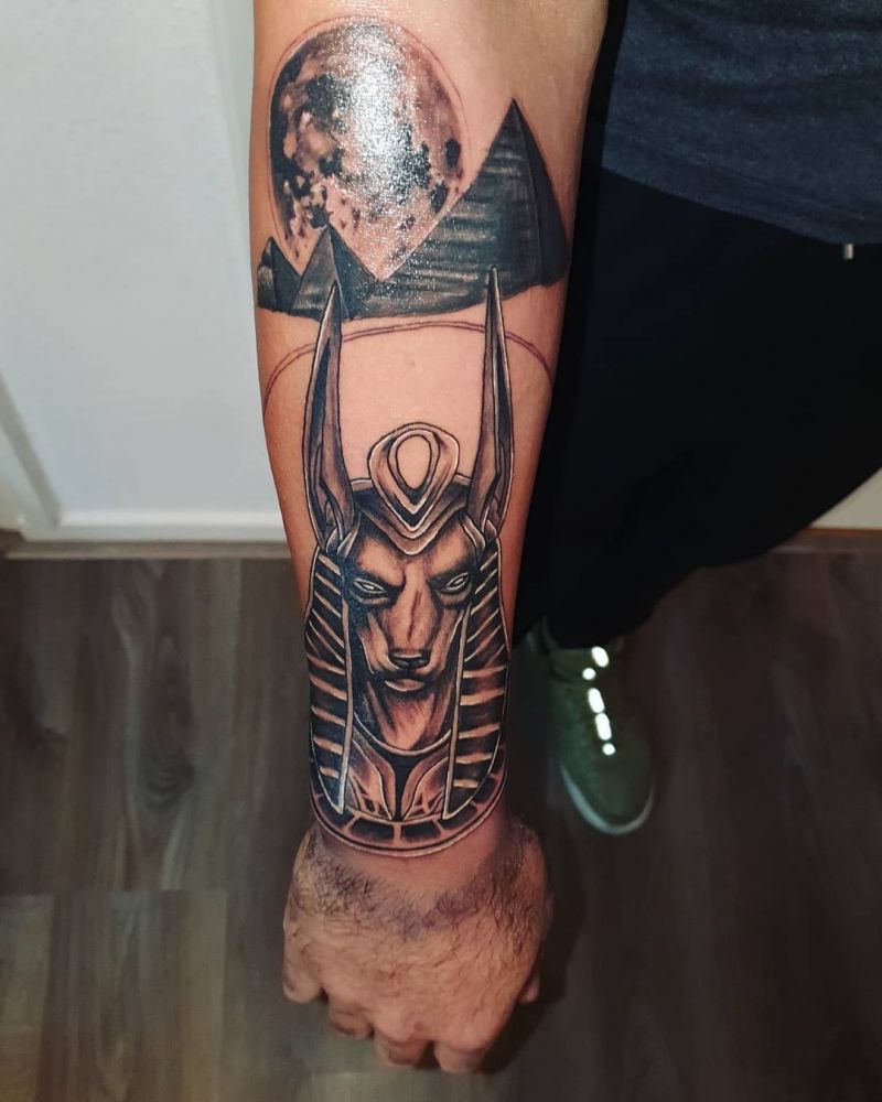 30 Pretty Anubis Tattoos Make You Charming