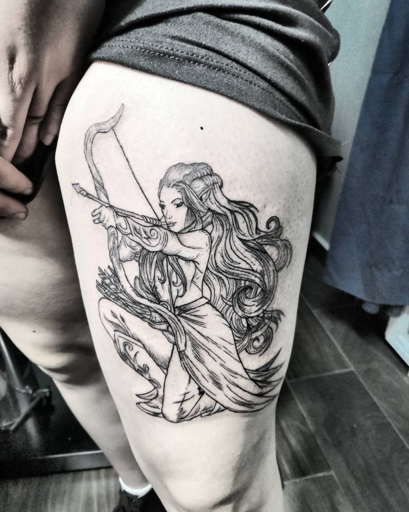 30 Pretty Archery Tattoos that Can Enhance Your Temperament