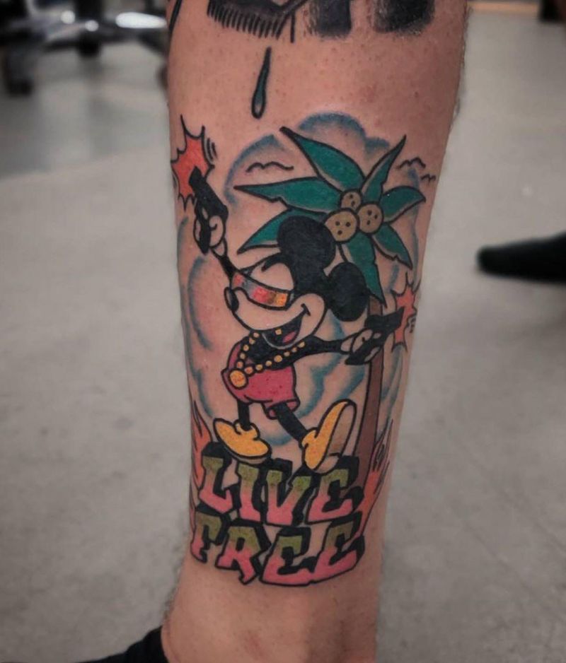 30 Pretty Cartoon Tattoos You Must Try