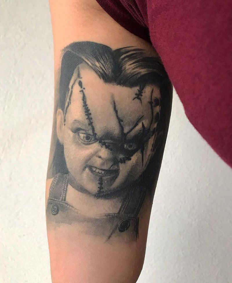 30 Pretty Chucky Tattoos Improve Your Temperament