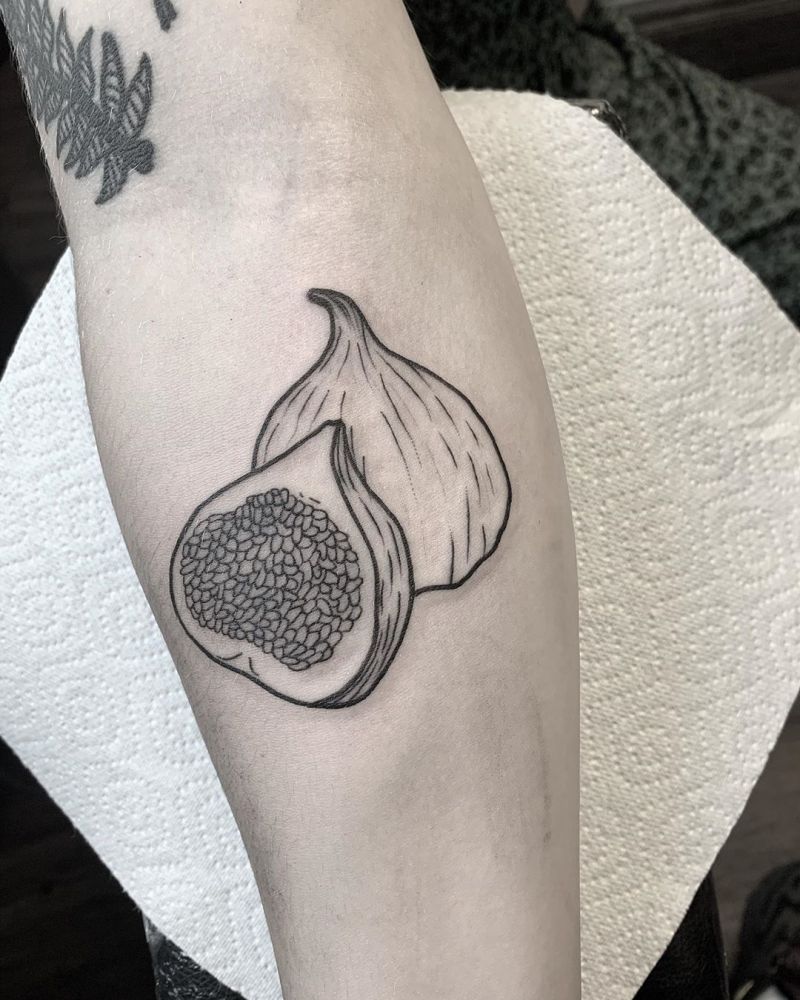 30 Pretty Fig Tattoos You Will Love