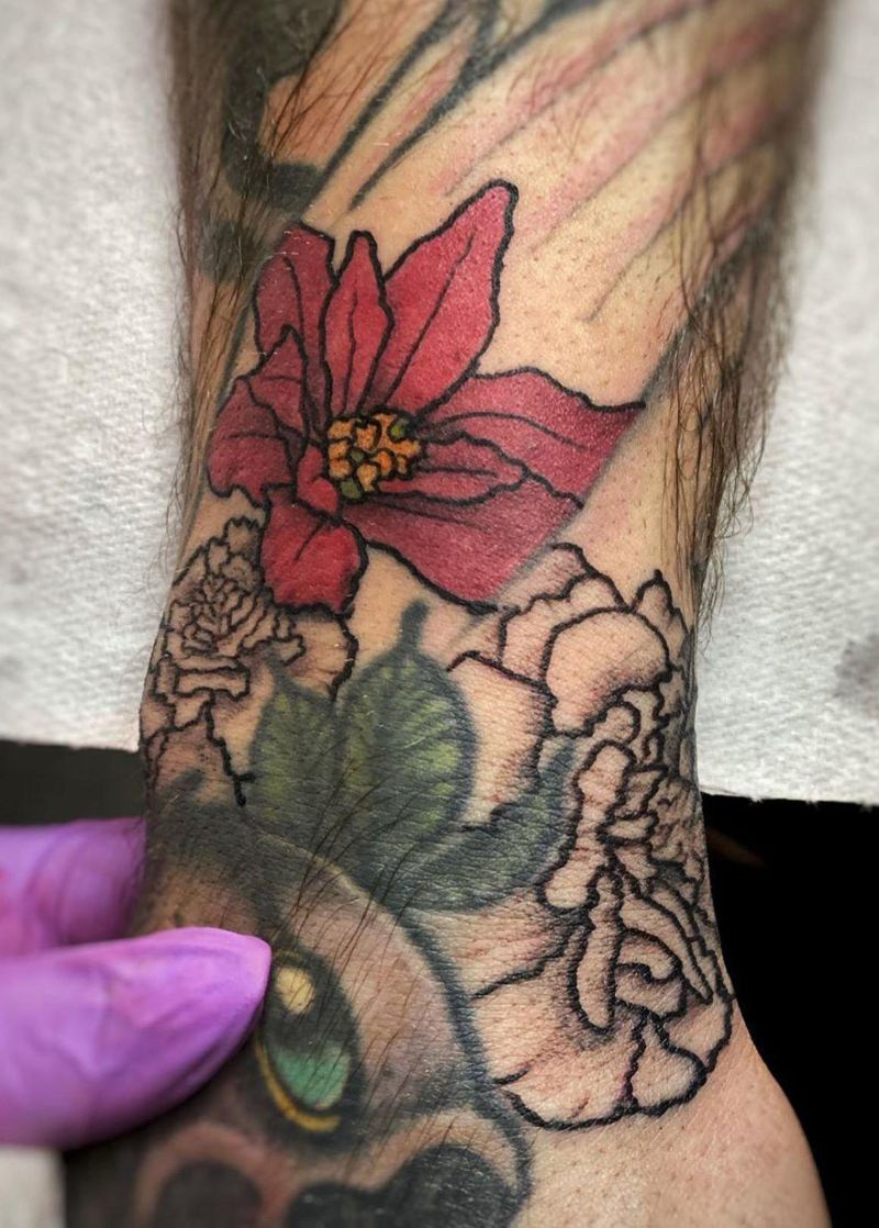 30 Pretty Poinsettia Tattoos You Must Try