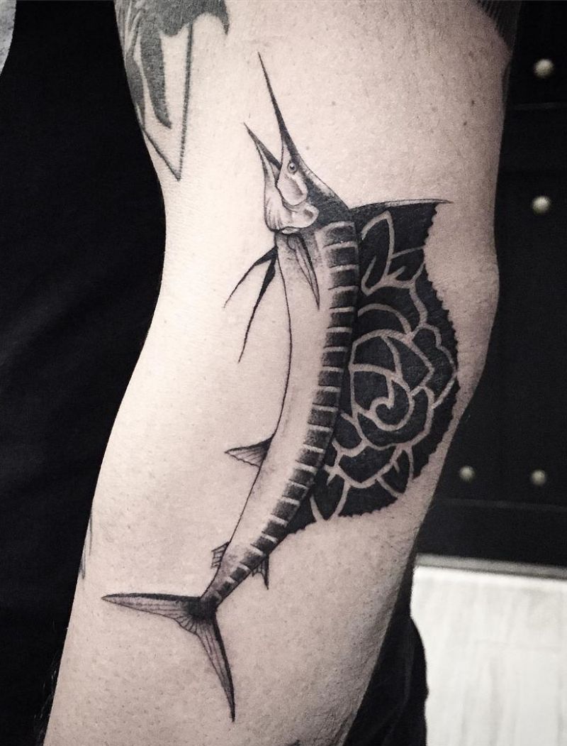 30 Pretty Sailfish Tattoos You Will Love