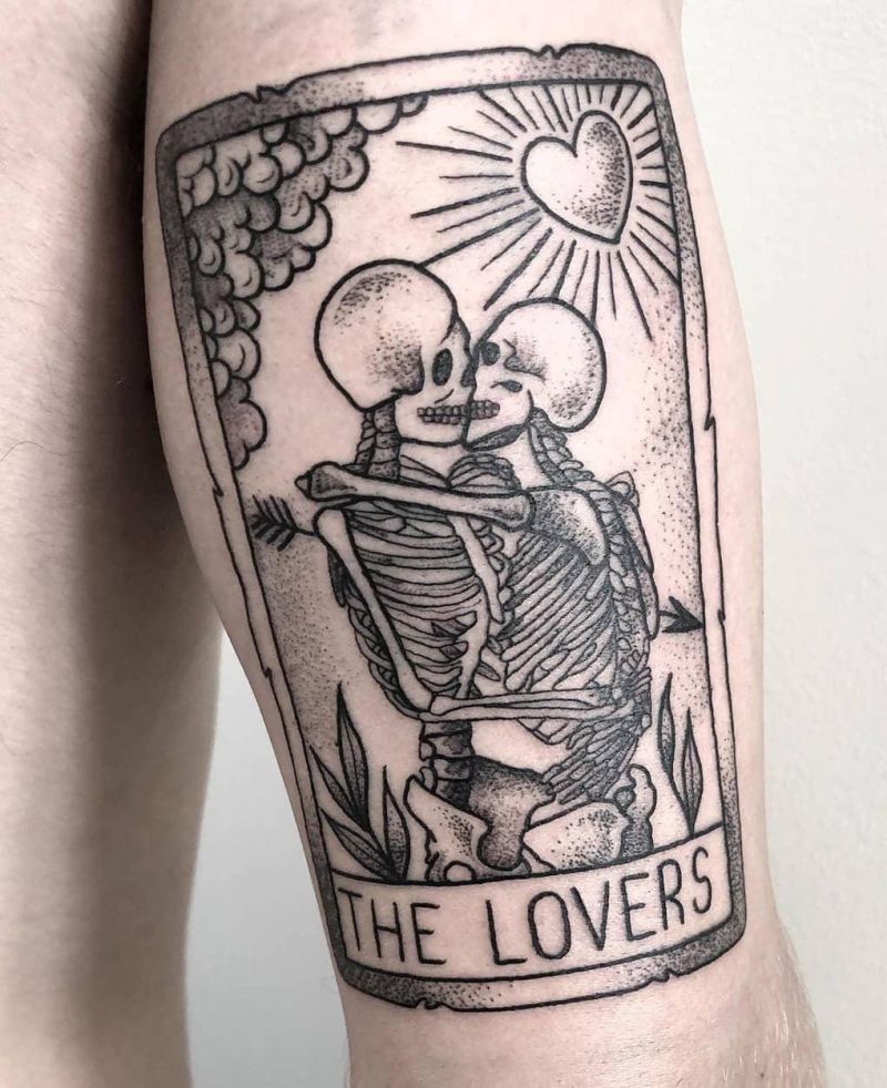 30 Pretty Skeleton Tattoos That You Can't Miss