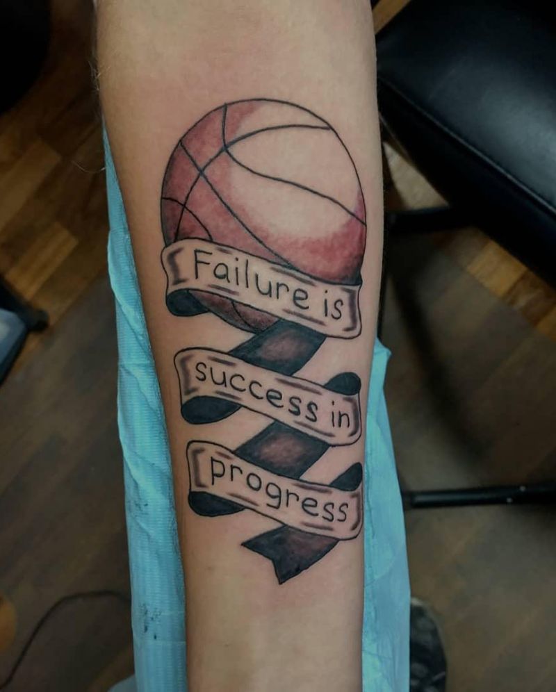 30 Pretty Basketball Tattoos for Inspiration