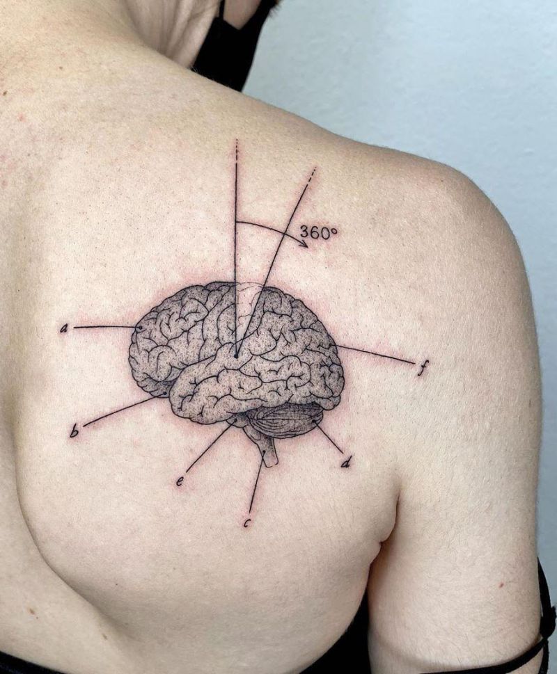 30 Pretty Brain Tattoos Make You Beautiful