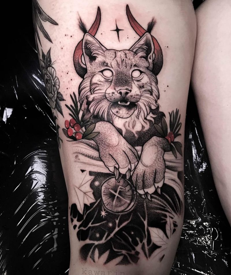 30 Pretty Lynx Tattoos You Will Love