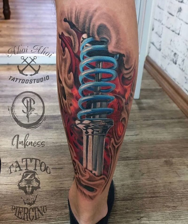 30 Pretty Mechanic Tattoos for Inspiration