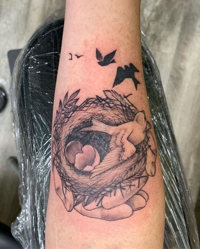 30 Pretty Nest Tattoos You Must Try