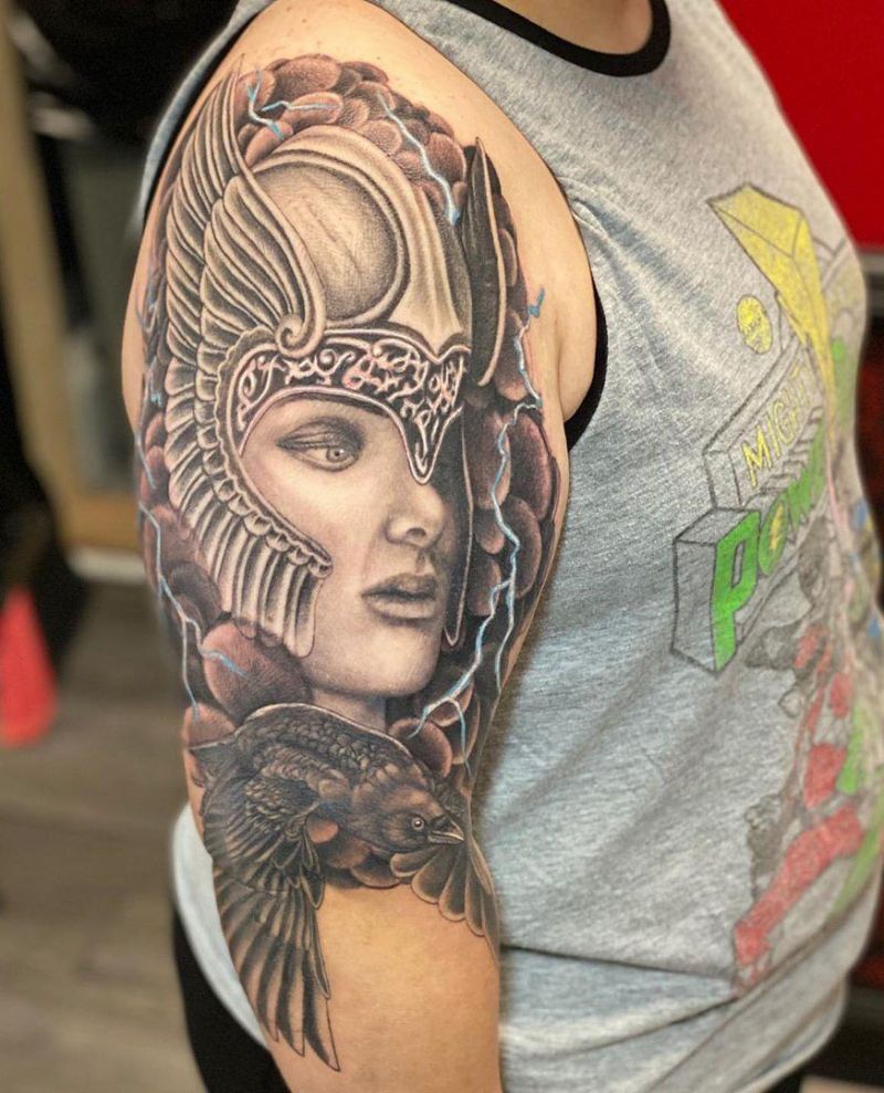 30 Pretty Valkyrie Tattoos to Inspire You