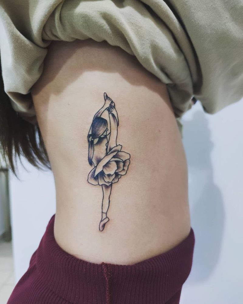 30 Pretty Ballerina Tattoos You Will Love