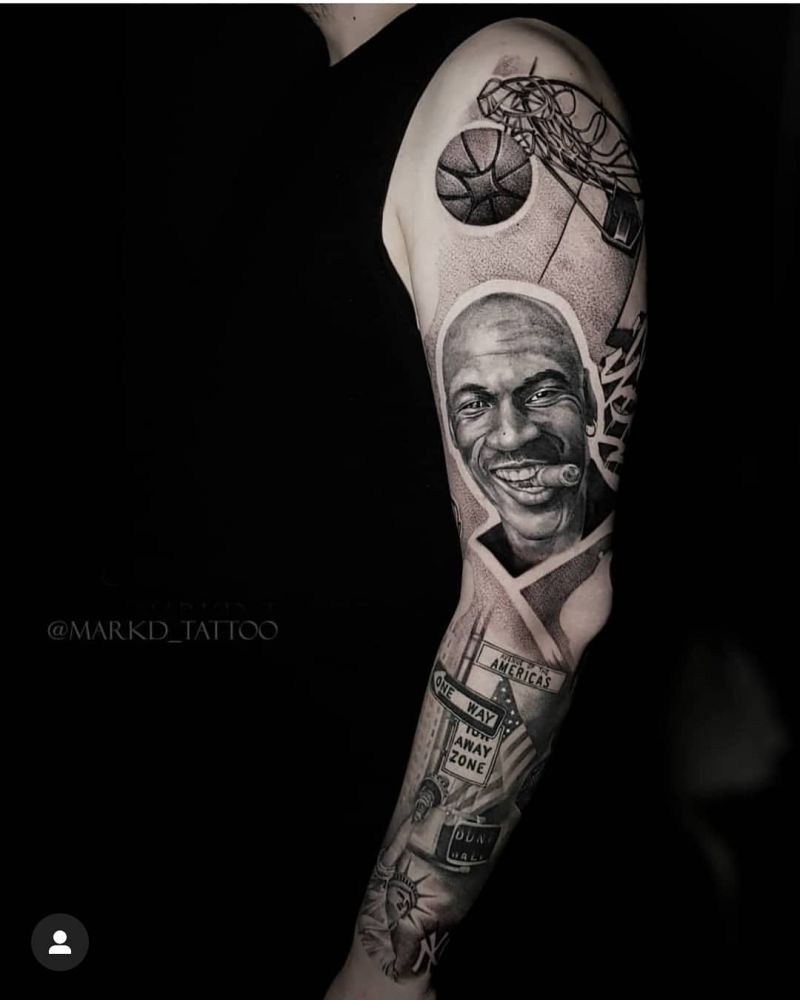 30 Pretty Basketball Tattoos for Inspiration