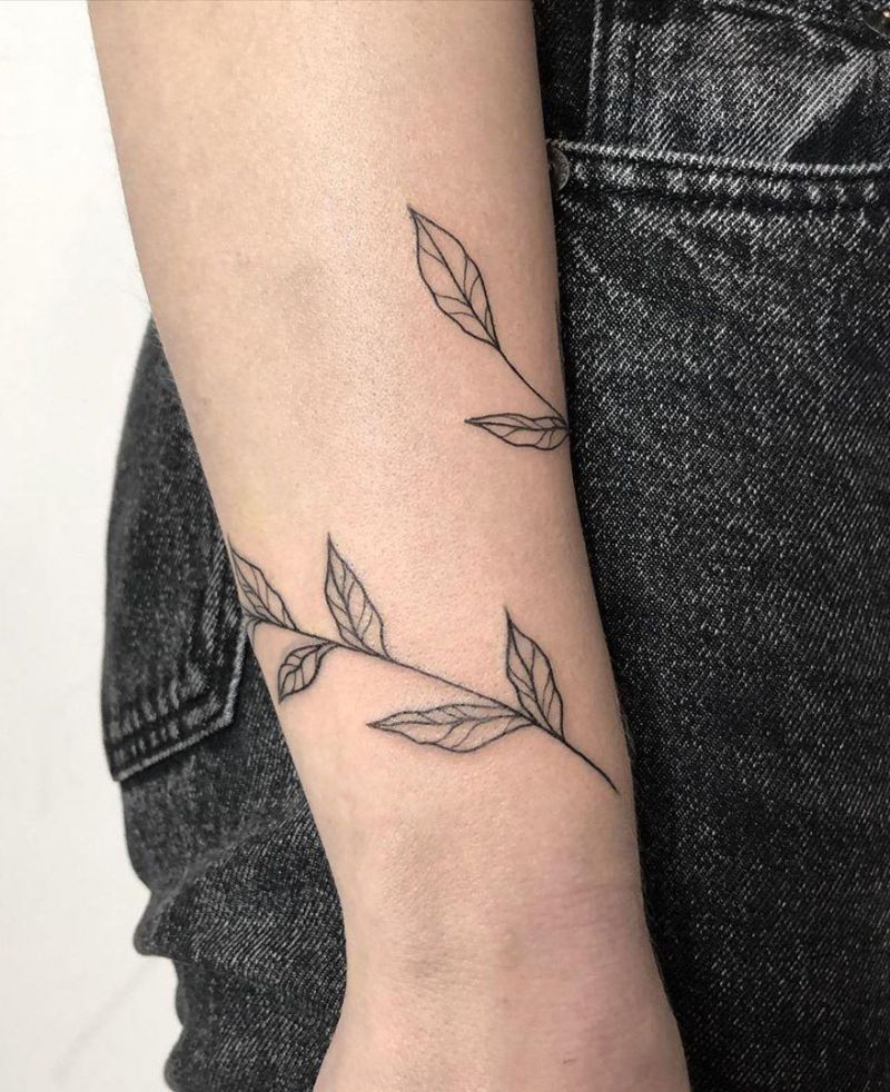 30 Pretty Branch Tattoos You Must Try