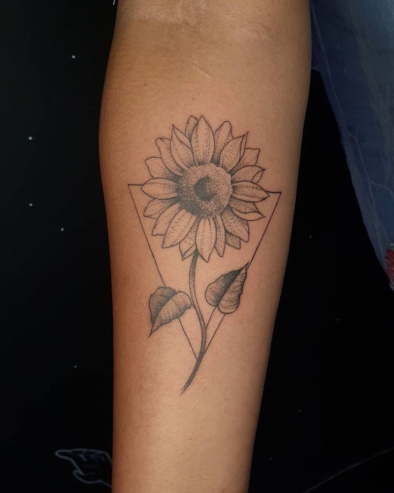 30 Pretty Sunflower Tattoos Improve Your Temperament