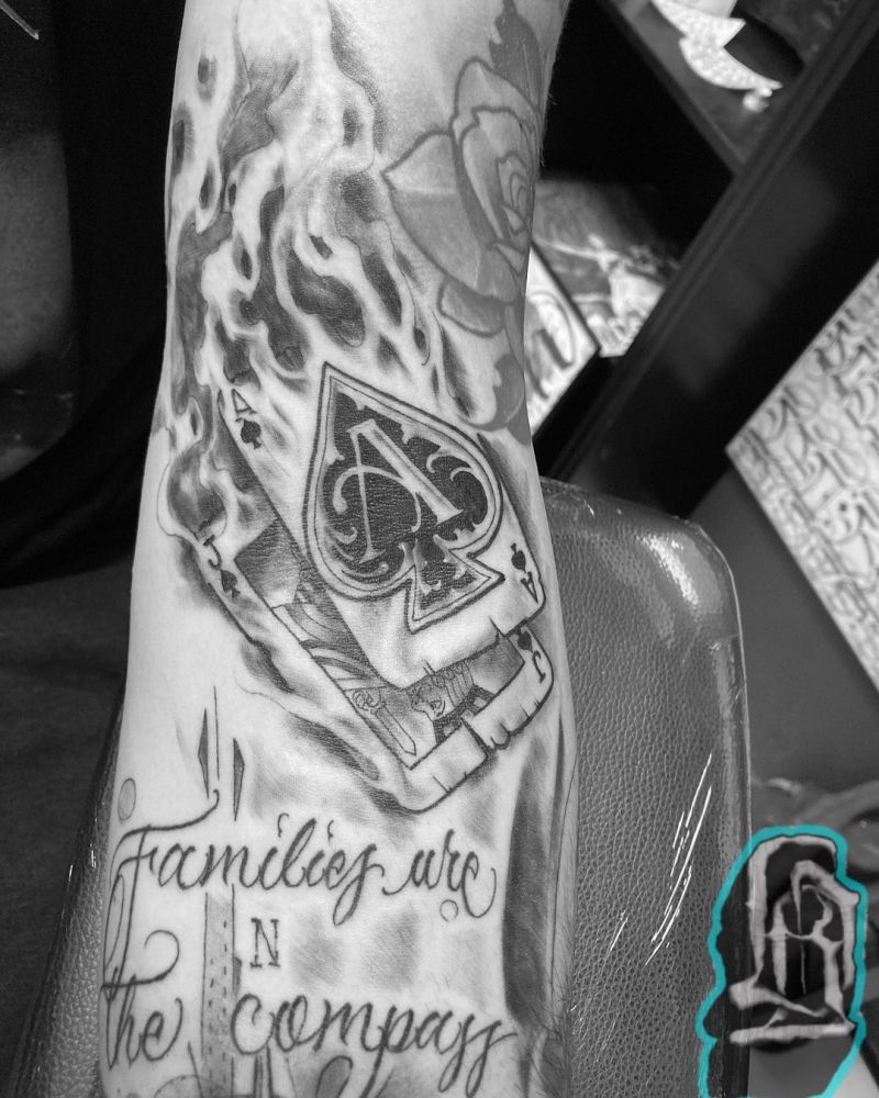 30 Pretty Ace of spades Tattoos to Inspire You