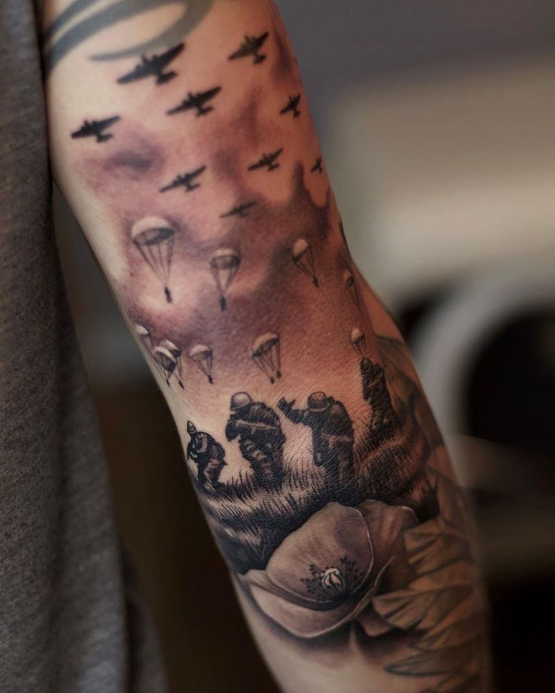 30 Pretty Army Tattoos to Inspire You