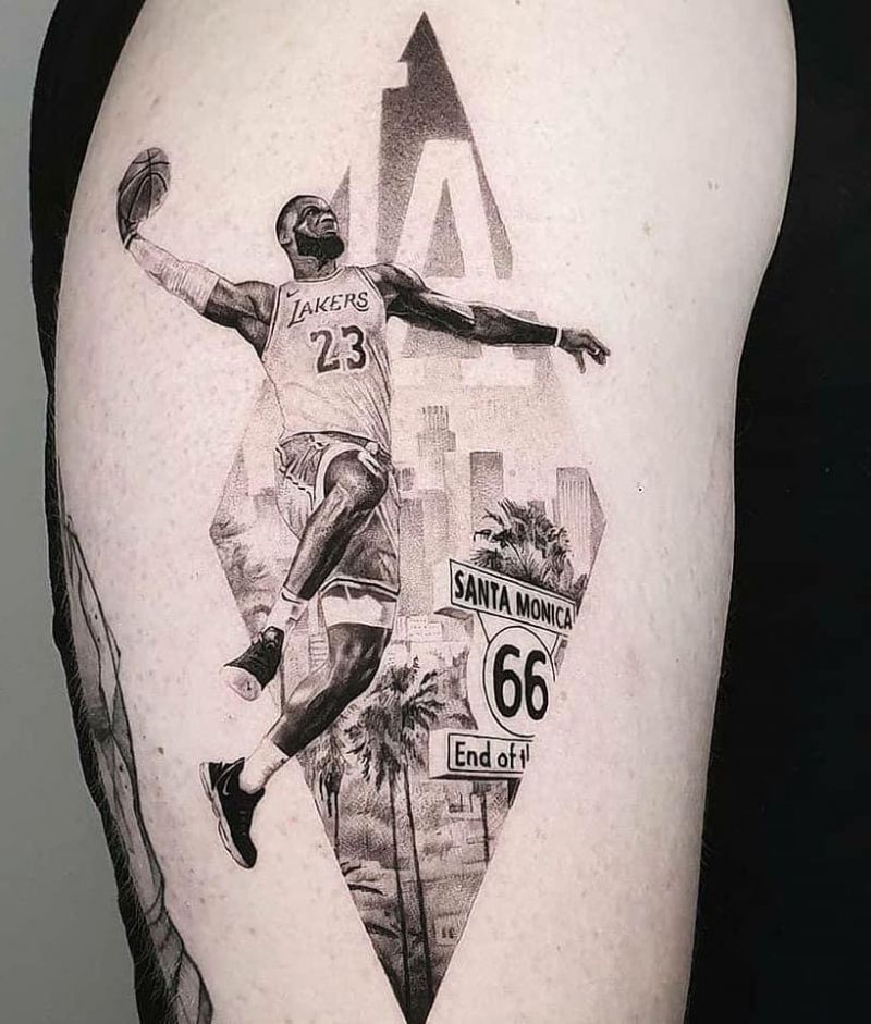 30 Pretty Basketball Tattoos for Inspiration