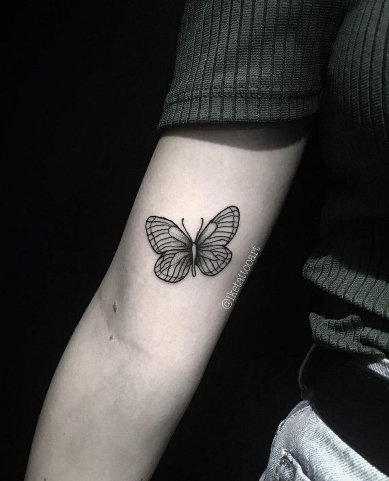 30 Pretty Butterfly Tattoos for Inspiration