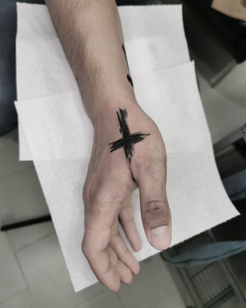 30 Pretty Cross Tattoos You Will Love