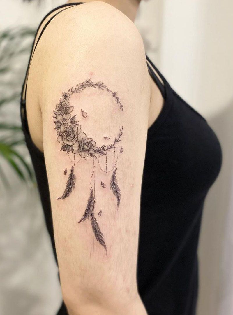 30 Superb Dreamcatcher Tattoos to Get Inspired