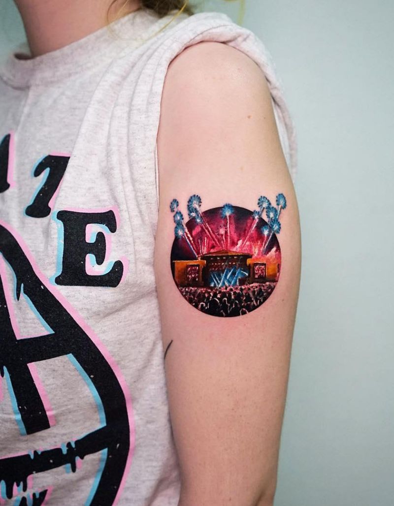 30 Pretty Fireworks Tattoos Improve Your Temperament